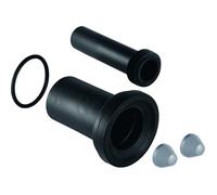 Kit raccord WC suspendu - Geberit 152.404.46.1 longueur 18 5cm avec joint torique installation sanitaire PIQUET D'ATTACHE