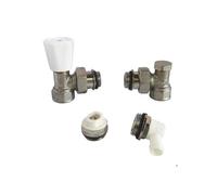 Kit raccordement radiateur - SOMATHERM FOR YOU - 15/21 - robinet manuel, purgeur automatique