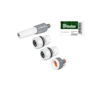 Kit raccordement tuyau d'arrosage 19 mm (kit de 4 éléments)