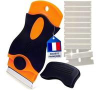 Kit Raclette Universel et 5 Lames De Rechanges - Pratique & Simple D’Utilisation - Idéal pour Nettoyer Le Verre