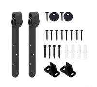 Kit Rail pour porte Coulissante pour mini 23.7cm Kit Rail pour | Rail mat, roulettes précises, mouvement fluide et silencieux, pour idéal armoire(1)