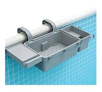 Kit rangement multifonction universel pour piscine hors sol, avec porte-gobelet et crochets