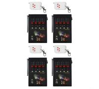 Kit récepteur de commande sans fil pour spectacles de mariage avec portée de 500 m, synchronisation 4 canaux, indicateur LED vert et activation sécurisée de l'alimentation (4)