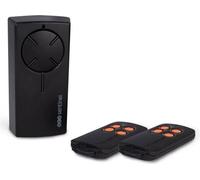 Kit Récepteur Radio Universel SCS SENTINEL, 12/24V, 2 Télécommandes Boutons Oranges, Compatible Portail et Garage