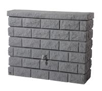 Kit récupérateur d'eau - Graf - Rocky - 400L - Gris - Polyéthylène rotomoulé