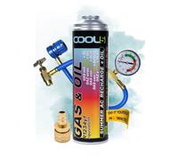 Kit réfrigérant 2en1 + conduit pour A/C Cool5 remplacement R1234yf