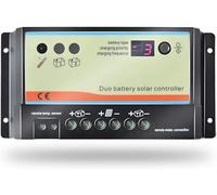 Kit régulateur de charge pour panneaux solaires (double batterie) REGDUO - 20A 12/24V Ep Solar