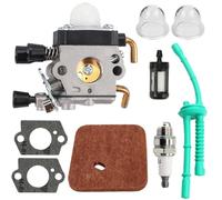 Kit Remplacement Carburateur pour Stihl FS45 FS45C FS45L FS46 FS55 FS46C FS55C FS55R FS55RC FS55T FS75 FS80 FS85 FC55 HL45 HL75 HS70 HS74 KM55,Pièces Rechange,Taille Haie Tondeuse Gazon