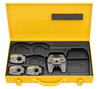 Kit REMS S M 15+18+22 Mini Z8, kit de bagues de sertissage 4 pièces dans un coffret en tôle d'acier (574614 R)