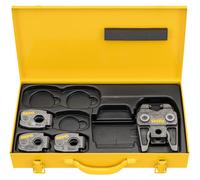 Kit REMS S M 15+18+22 Z8 avec bagues de sertissage, 4 pièces, dans un coffret en tôle d'acier (574615 R)