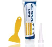 Kit réparation murale 100g - Pâte blanche étanche et anti-moisissure-Pour murs intérieurs et plaques de plâtre - Réparation facile