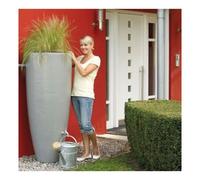 Kit Réservoir 2 en 1 300 L Gris - Longueur : 62 cm, Largeur : 62 cm