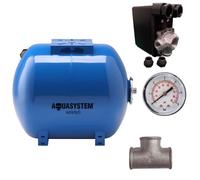 Kit réservoir vessie AQUASYSTEM horizontal 24L - 1''
