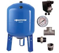 Kit réservoir vessie AQUASYSTEM vertical 100L - 1''1/4