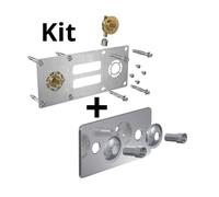 Kit ROBIFIX PER Ø12 - F 1/2 à sertir + cache inox 150mm