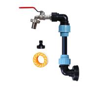 Kit Robinet IBC, Adaptateur Cuve Eau Pluie Avec Tuyau PE Et Raccords