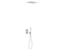 Kit robinet thermostatique encastré 2 voies pour douche Therm-box Blanc mat - TRES 00635005BM