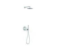 Kit robinet thermostatique encastré 2 voies pour douche Therm-box Chrome - TRES 26235004
