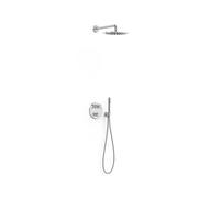 Kit robinet thermostatique encastré 2 voies pour douche Therm-box Chrome - TRES 28335002