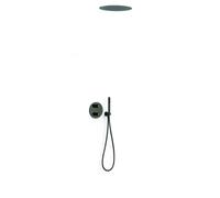 Kit robinet thermostatique encastré 2 voies pour douche Therm-box Noir Métallisé - TRES 26235005KM