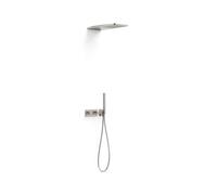 Kit robinet thermostatique encastré à 2 voies B-system pour douche Acier - TRES 30725205AC