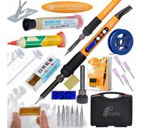 Kit Rosfix 10 en 1 : Fer à souder Rottweiler orange + Étui 253 x 213 x 72 mm + F