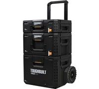 STACKTECH KIT 3 pièces TOUGHBUILT TB-B1S3-B-70R-BEA Coffre de chantier + Grande boite + boite moyenne