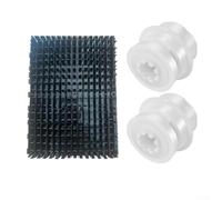 Kit Rouleau Brosse et pour roues pour Hayward pour tigershark RC9950(3pcs) | Améliore l'adhérence, pour capture débris fins, compatible modèles RC9950, installation outils