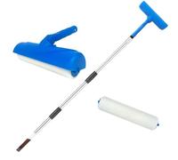 Kit rouleau de peinture applicateur anti-goutte avec rallonge | Rouleau de peinture pour murs de 25 cm pour usage domestique pour maison, cuisine, salle de bain, salon, garage, intérieur