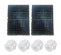 Kit Rouleau et Paliers pour Robot pour hayward pour tigershark(6pcs) | Compatible RC9740, RC9956CC, améliore la traction, installation outils, nettoyage profond