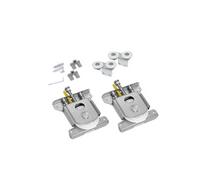 Kit roulettes basses pour coulissant 70kg avec freins - EMUCA - 6188920