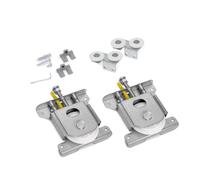 Kit roulettes basses pour coulissant 70kg avec freins - EMUCA - 6188920