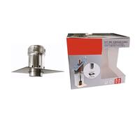 Kit RPT Ø180 + plaque de propreté 400x400 mm noire