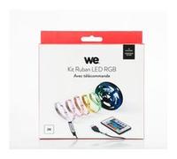 WE Ruban Led TV 2M, Led Ruban Bande Lumineuse Led RGB Multicouleur Rétroéclairage TV avec Télécommande pour 32 -60 HDTV, Alimenté par USB