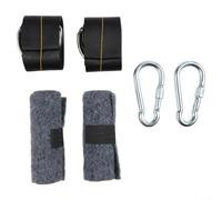 Kit Sangles pour balançoire pour arbre 150cm 900kg Kit Sangles | Nylon haute résistance, 900kg capacité, 150x5cm large, protège pour écorce arbres, installation rapide