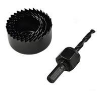 Kit Scie Trépan Acier 19 pour bois PVC Kit Scie Trépan Acier(E)
