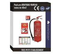 Kit sécurité incendie - Mondial Extincteur - KITTPE-40 - 6 litres - Rouge - A eau Utilitaire