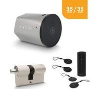 Kit Serrure Connectée Extel Lock + cylindre 35/35 mm + clavier sans fil + 2 badges supplémentaires G