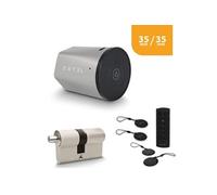 Kit Serrure Connectée Lock + cylindre 35/35 mm + clavier sans fil + 2 badges supplémentaires