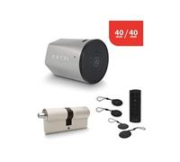 Kit Serrure Connectée Lock + cylindre 40/40 mm + clavier sans fil + 2 badges supplémentaires
