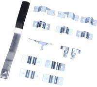 Kit serrure de porte avec action cam, remorque métallique pour container cargo, verrou à barre, loquet, support