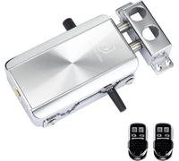 Kit serrure électronique, télécommande, accès sans clé, serrure à pêne dormant silencieuse, système antivol sans fil pour maison, hôtel & appartement