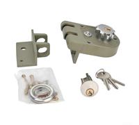 Kit Serrure Extérieure Gauche et Droite pour Grille(Right-opening) | pêne imbriqué, résistance forcée accrue, sécurité maximale propriété, design robuste
