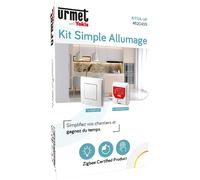 Kit Simple Allumage Radio Zigbee : 1 récepteur & 1 émetteur encastré programmé - URMET KITSA-UP