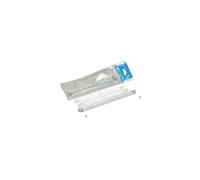 Kit simple entrée d'air réglable 22m³ + Cache vis + Vis NICOLL - Blanc - 1KVR122