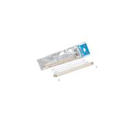 Kit simple entrée d'air réglable 30m³ + Cache vis + Vis NICOLL - Blanc - 1KVR130
