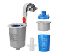 Kit skimmer de piscine, écumeur automatique et panier de skimmer flottant pour piscines | Pièces de rechange pour enlever la saleté automatique pour cadre en métal tubulaire pour jardin parc et