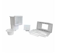 Kit Skimmer Grande Meutrière Piscine Hors Sol - AQUALUX - Taraudé 1''1/2 - Avec Accessoires