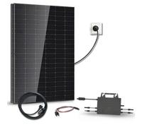 Kit Solaire 1000Wc DMEGC - 2 Panneaux Bifaciaux Bi-verre - Micro-onduleur Sossen 1000W Wi-Fi - Plug & Play