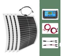 kit solaire 2000W, chargeur solaire haute performance, design résistant et étanche,